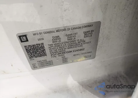 2019 Chevrolet Silverado 2500Hd Wt from USA, damaged, VIN 2GC2KREG0K1140862